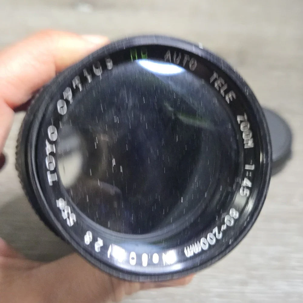 Toyo Optics Auto Tele Zoom Camera Lens 1:4.5  80-200mm Made in Japan